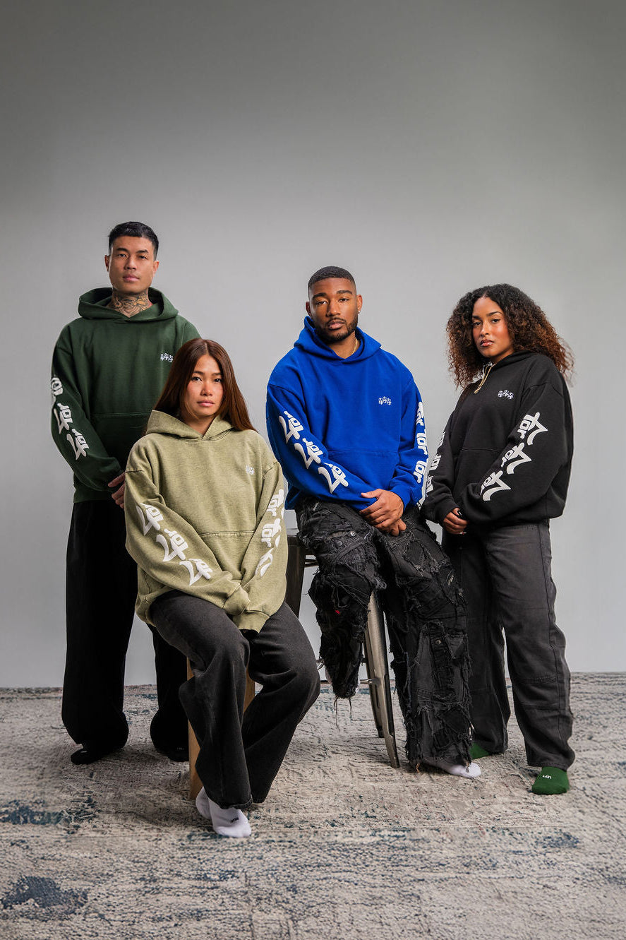 444 HOODIE - OG BLACK