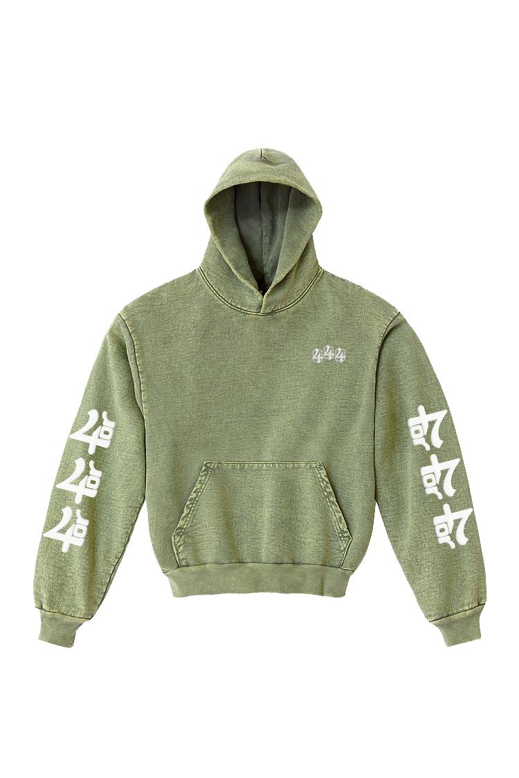 444 HOODIE - MORE MATCHA