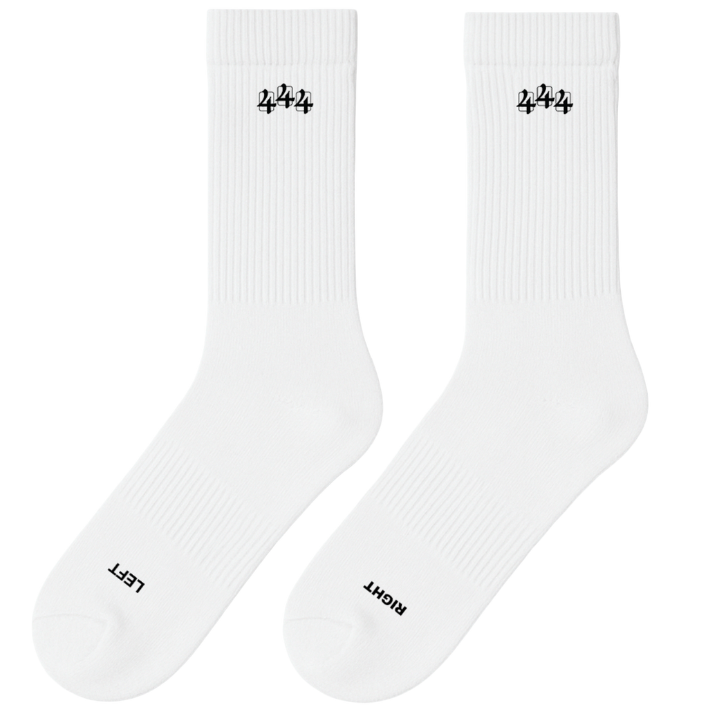 444 SOCKS - WHITE
