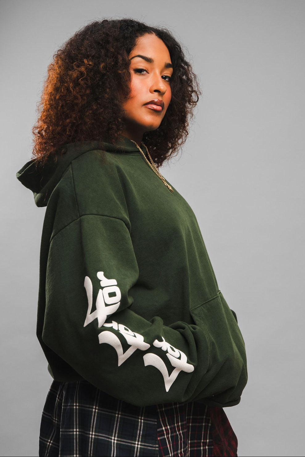 444 HOODIE - GROUNDING GREEN