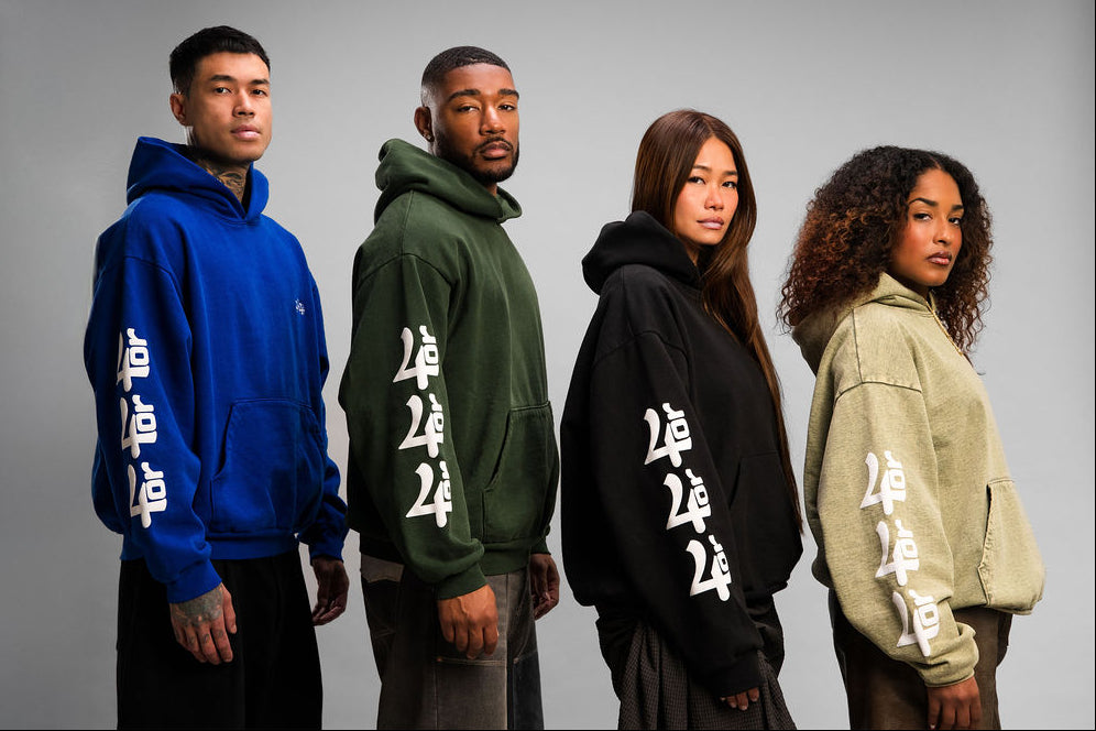 444 HOODIE - GROUNDING GREEN