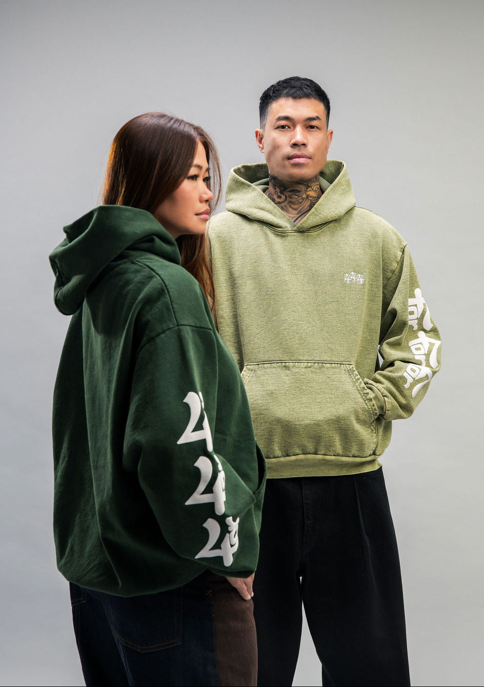444 HOODIE - MORE MATCHA