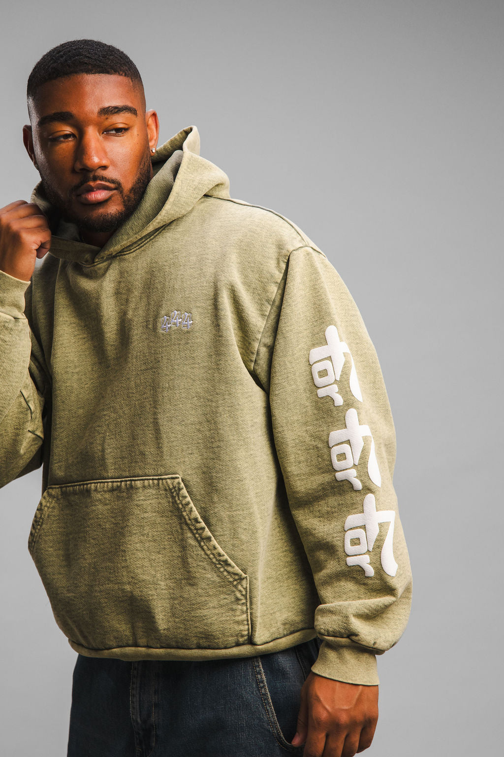 444 HOODIE - MORE MATCHA