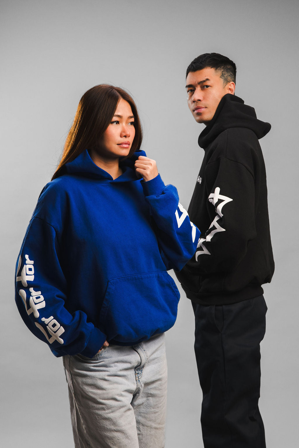 444 HOODIE - TRUE BLUE