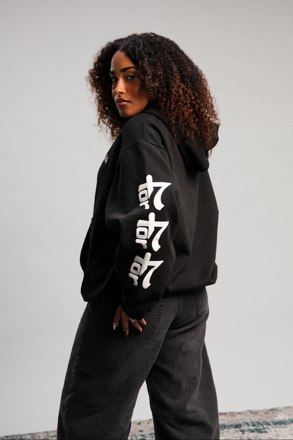 444 HOODIE - OG BLACK