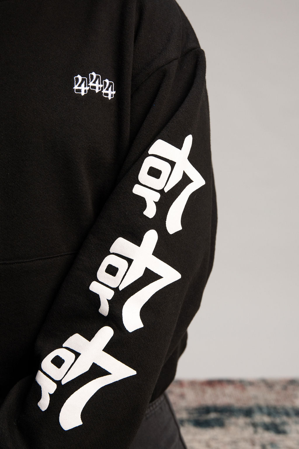 444 HOODIE - OG BLACK
