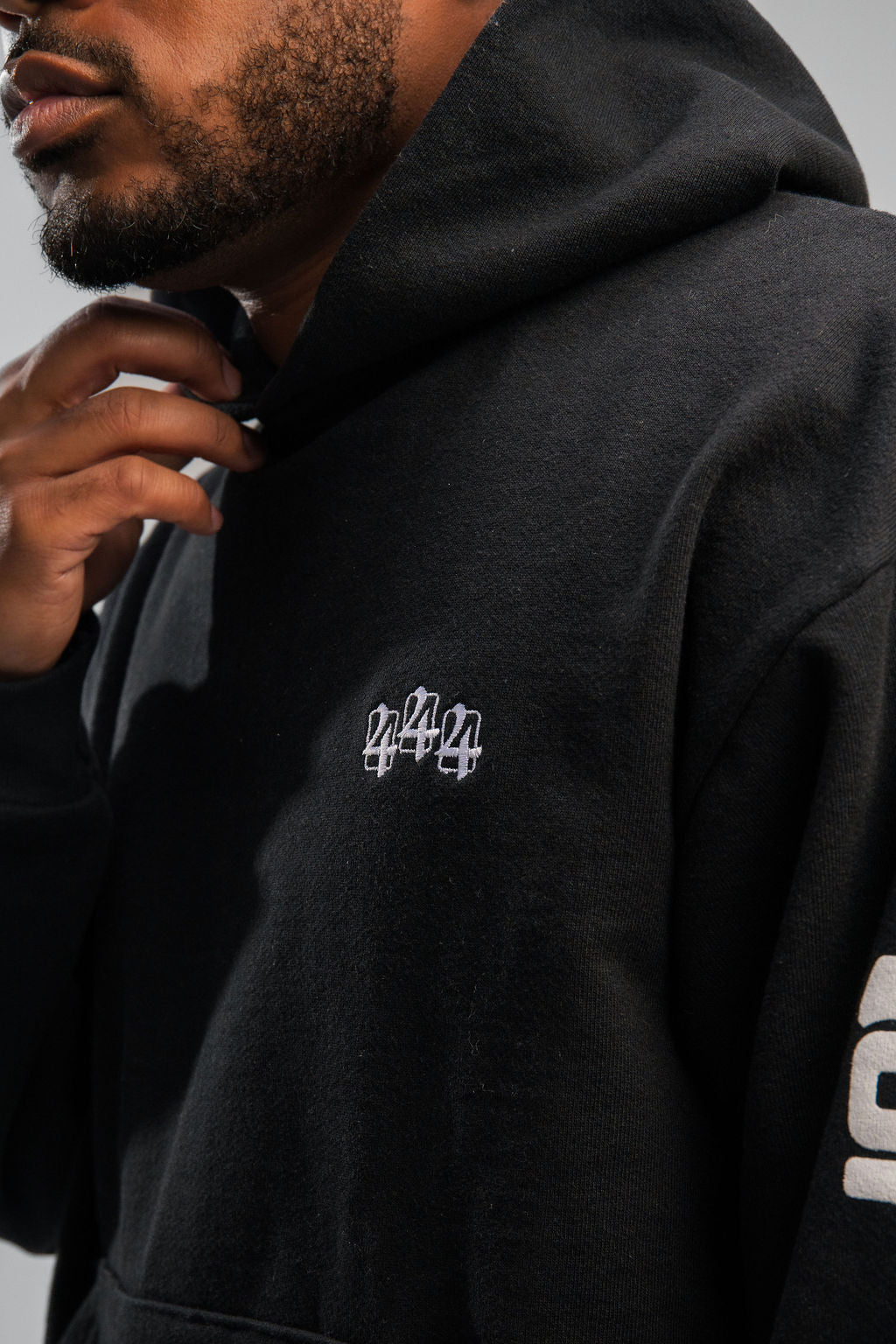 444 HOODIE - OG BLACK