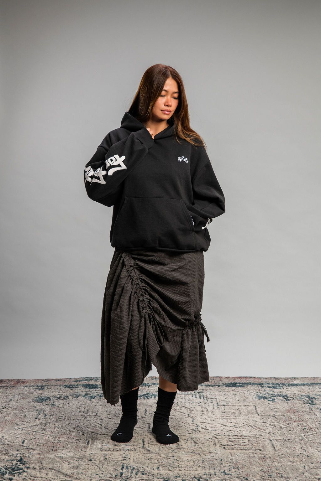 444 HOODIE - OG BLACK