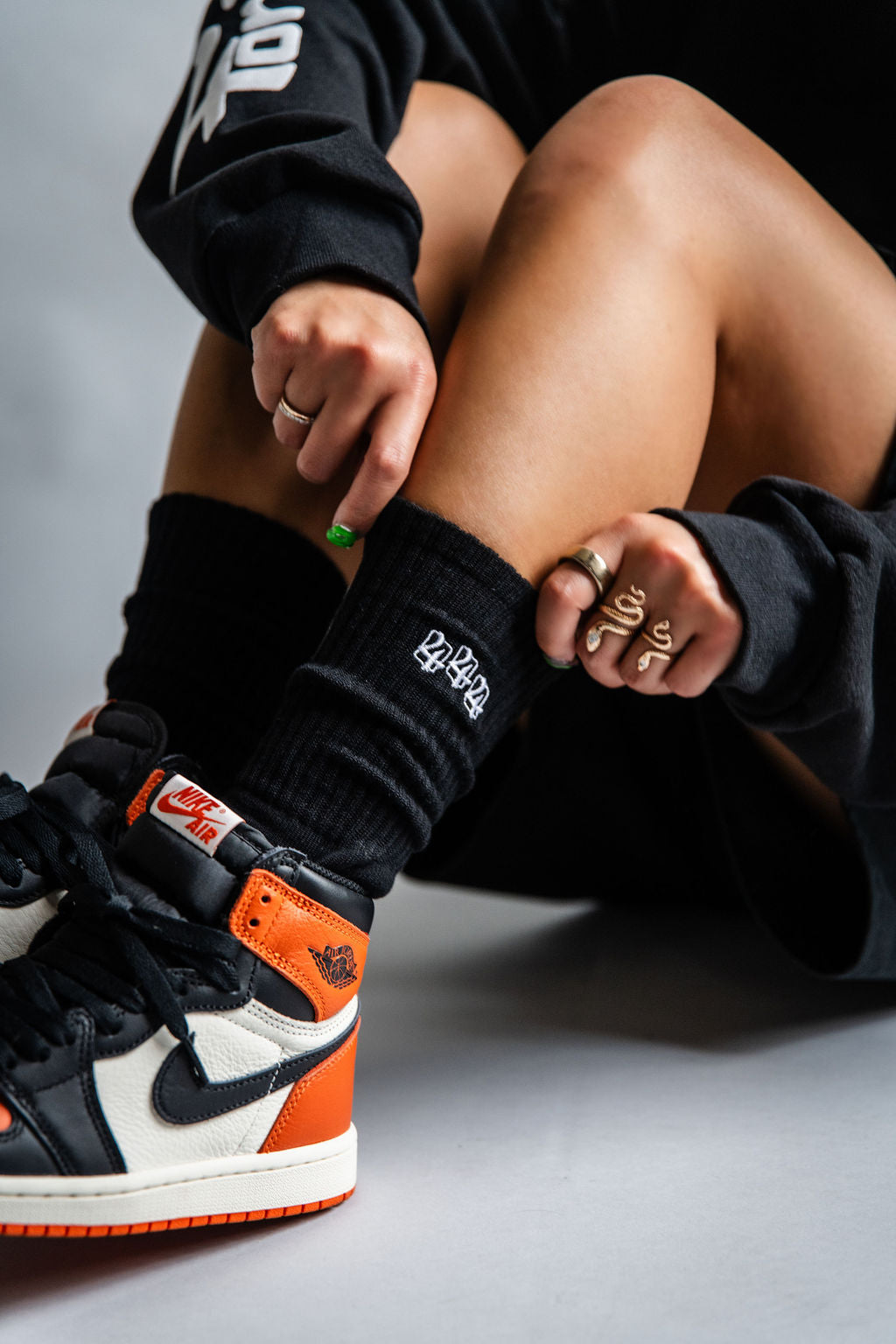 444 SOCKS - OG BLACK