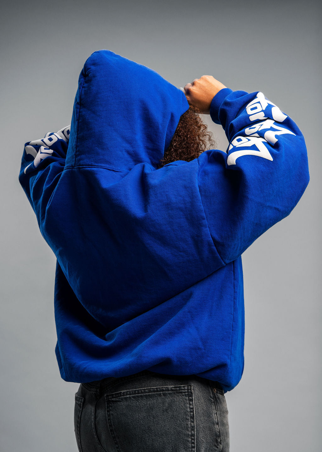 444 HOODIE - TRUE BLUE