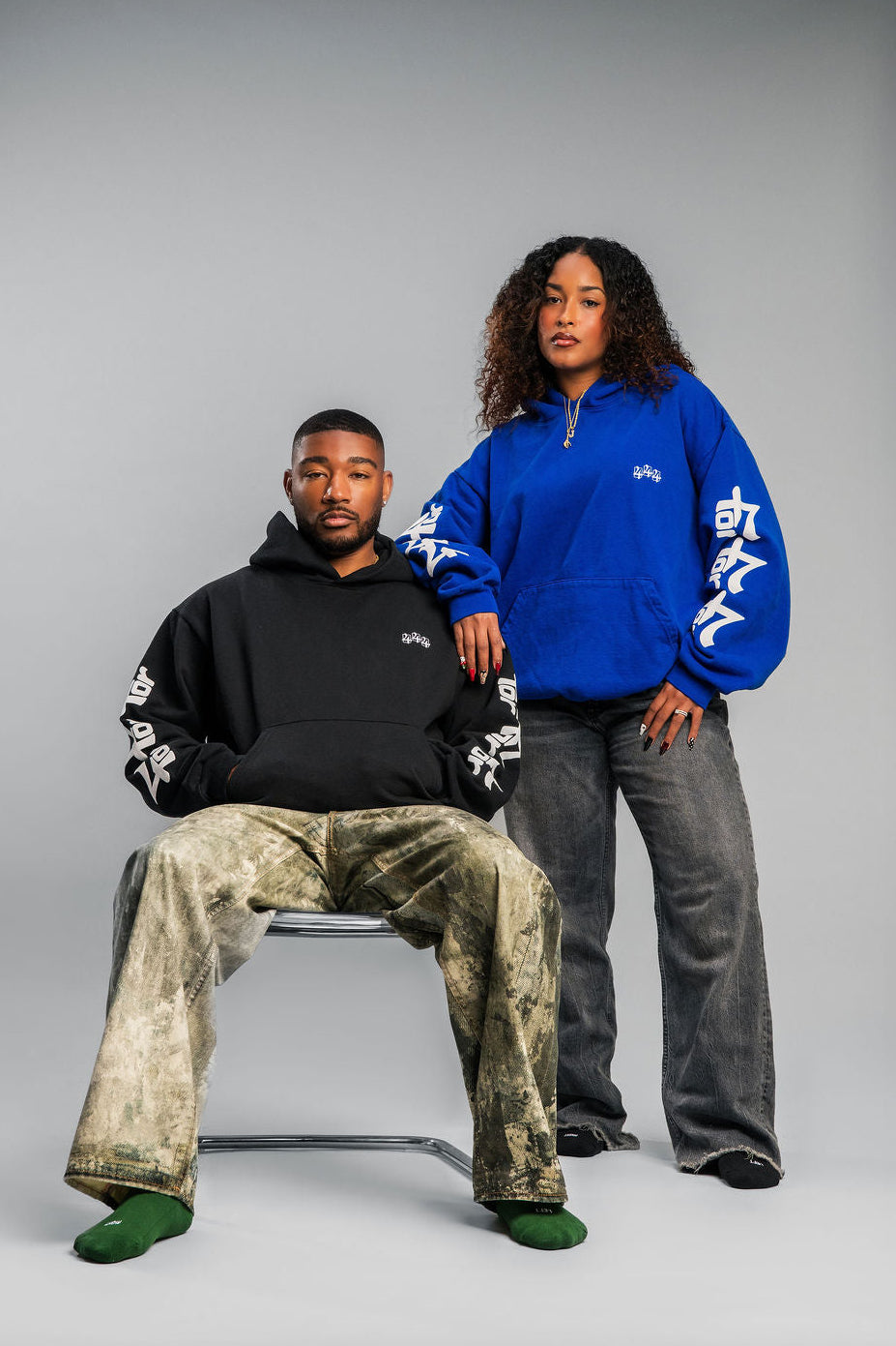 444 HOODIE - TRUE BLUE